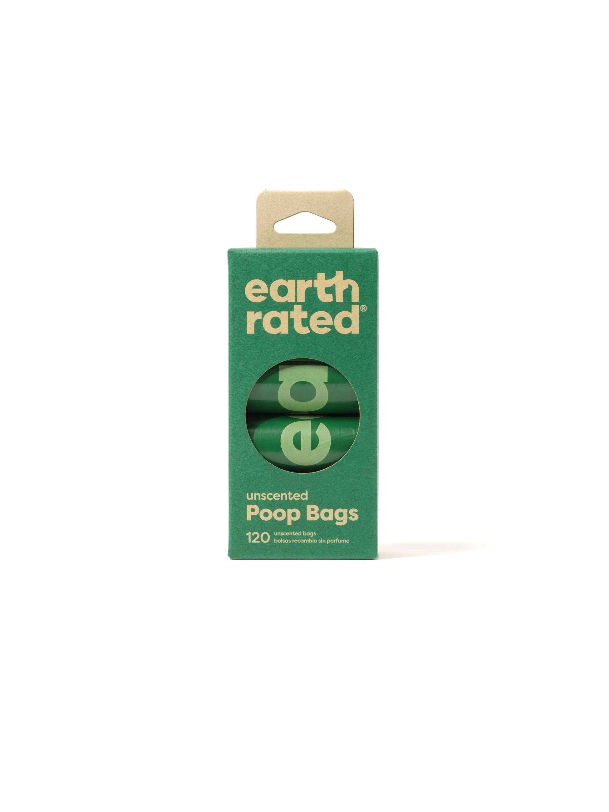 Earth Rated Unscented Poop Bags 120ct on 8 Refill Rolls