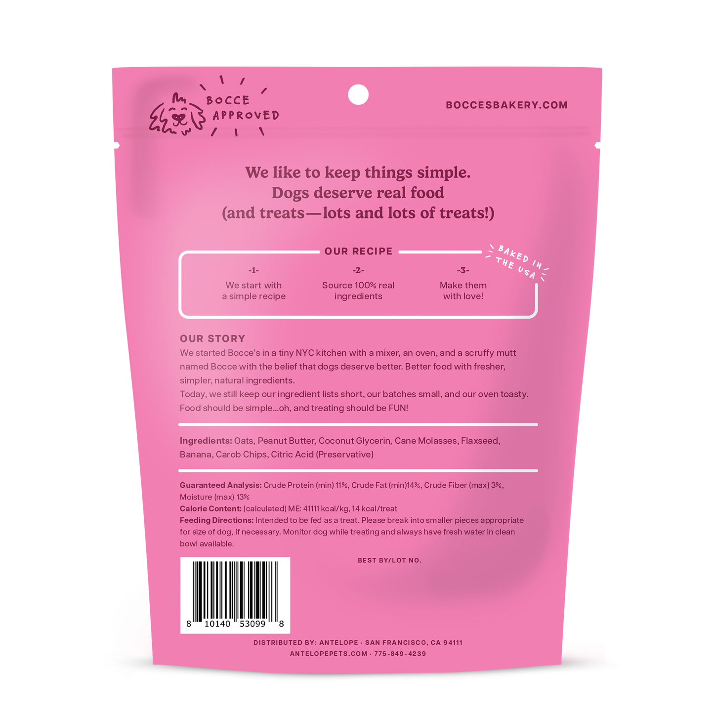 Bocce's Bakery Love Potion No. K-9, Soft & Chewy, 6oz