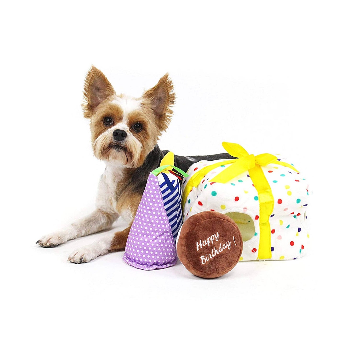 Midlee Birthday Present Find A Toy Dog Toy