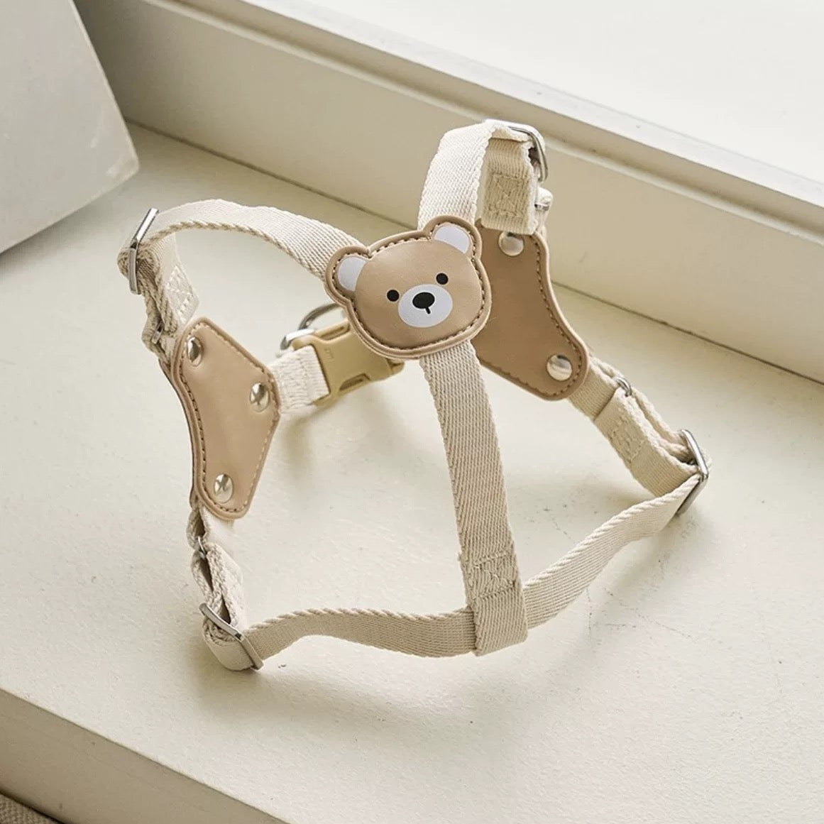 Bear Harness + Leash Set, Brown