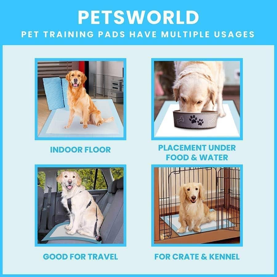 PetsWorld Massive Dog Pads, 28 x 44-in 50 CT