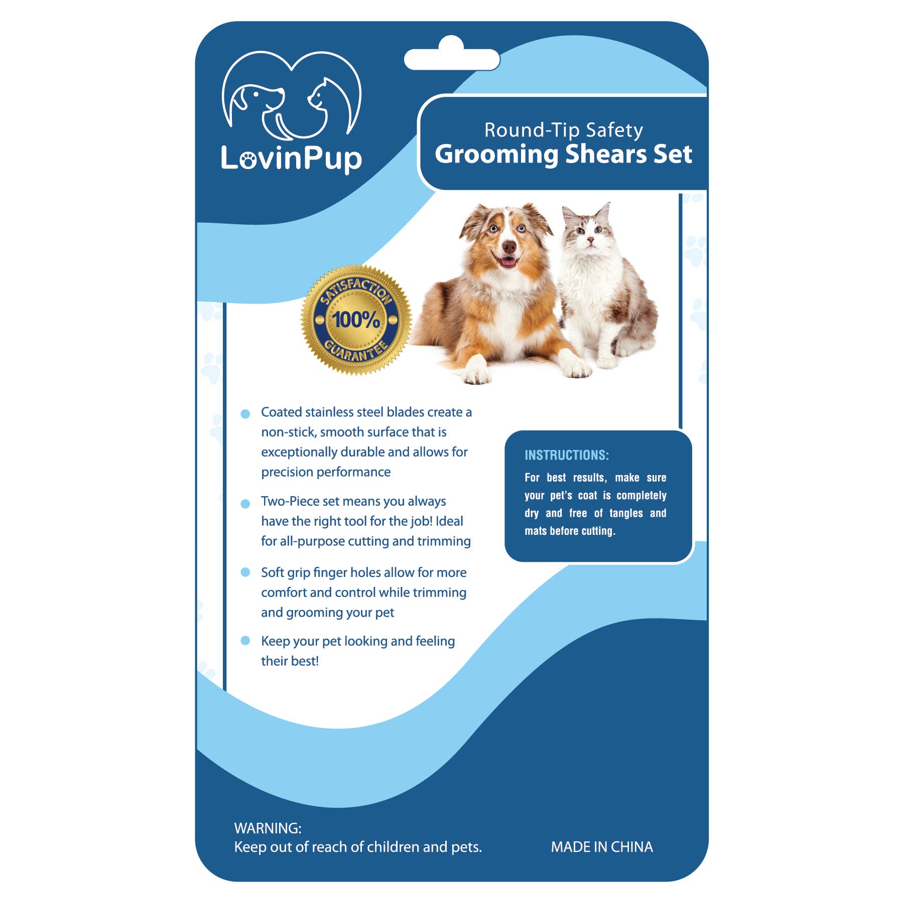 Pet Grooming Scissors