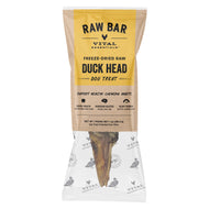 Vital Essentials® RAW BAR Freeze-Dried Raw Duck Head Treat