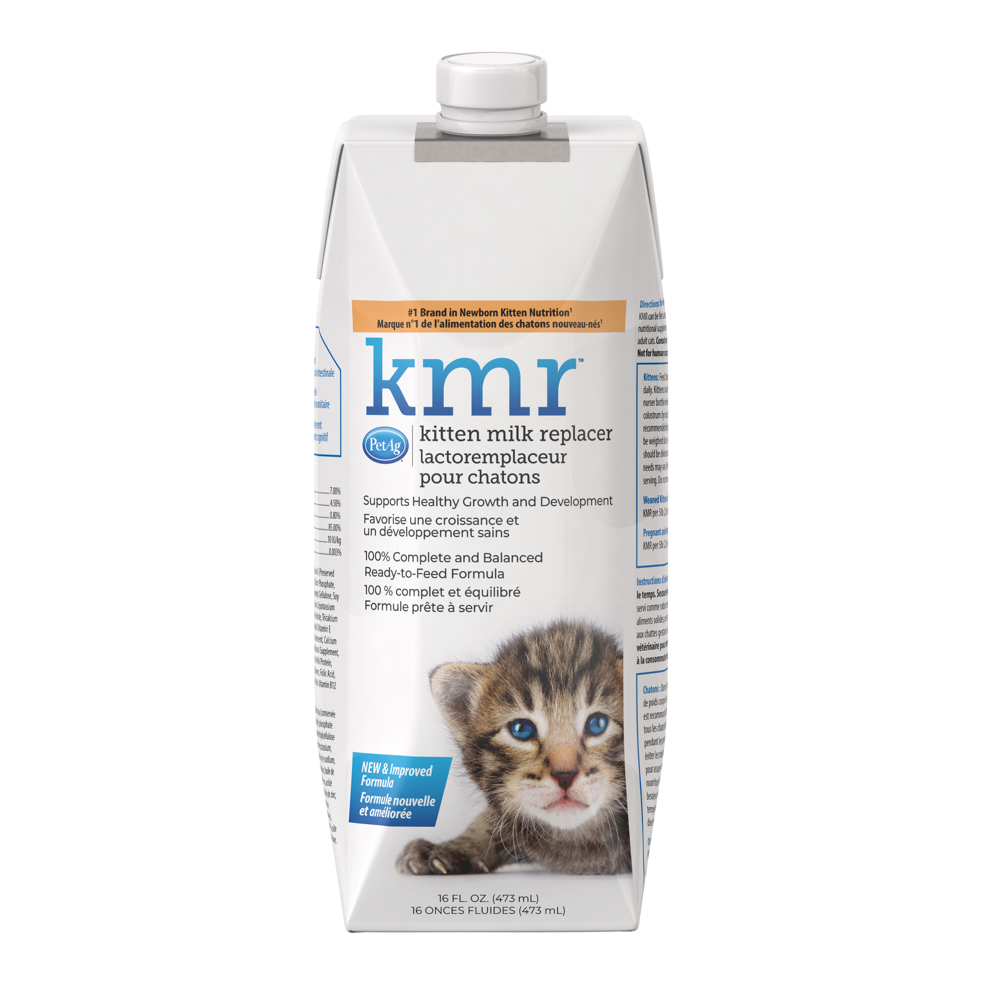 KMR Kitten Milk Replacer Liquid - 16 oz