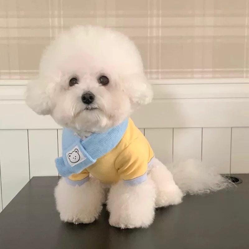 Bear Scarf, Sky Blue