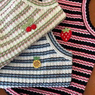 Stripe Sleeveless Shirt