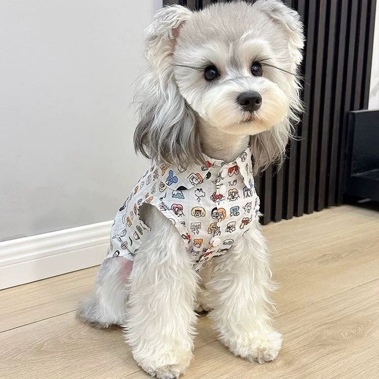 Cartoon Avatar Shirt, White