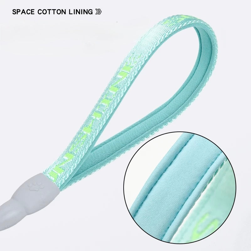 Anti-tangling 4.9 FT Rope Leash, Pink