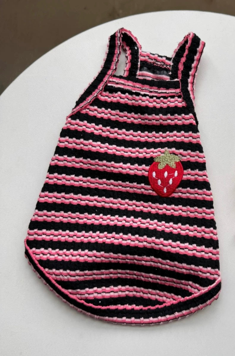 Stripe Sleeveless Shirt