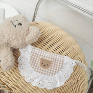 Small Plaid Bear Bow Harness Dress Set Series