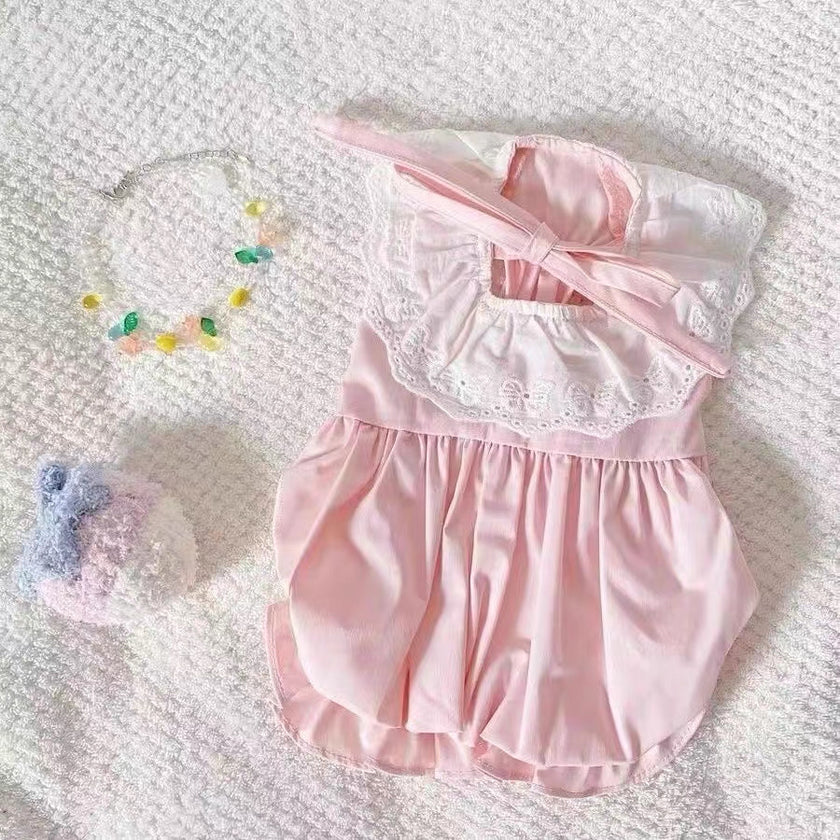 Macaron Princess Style Lace Dress