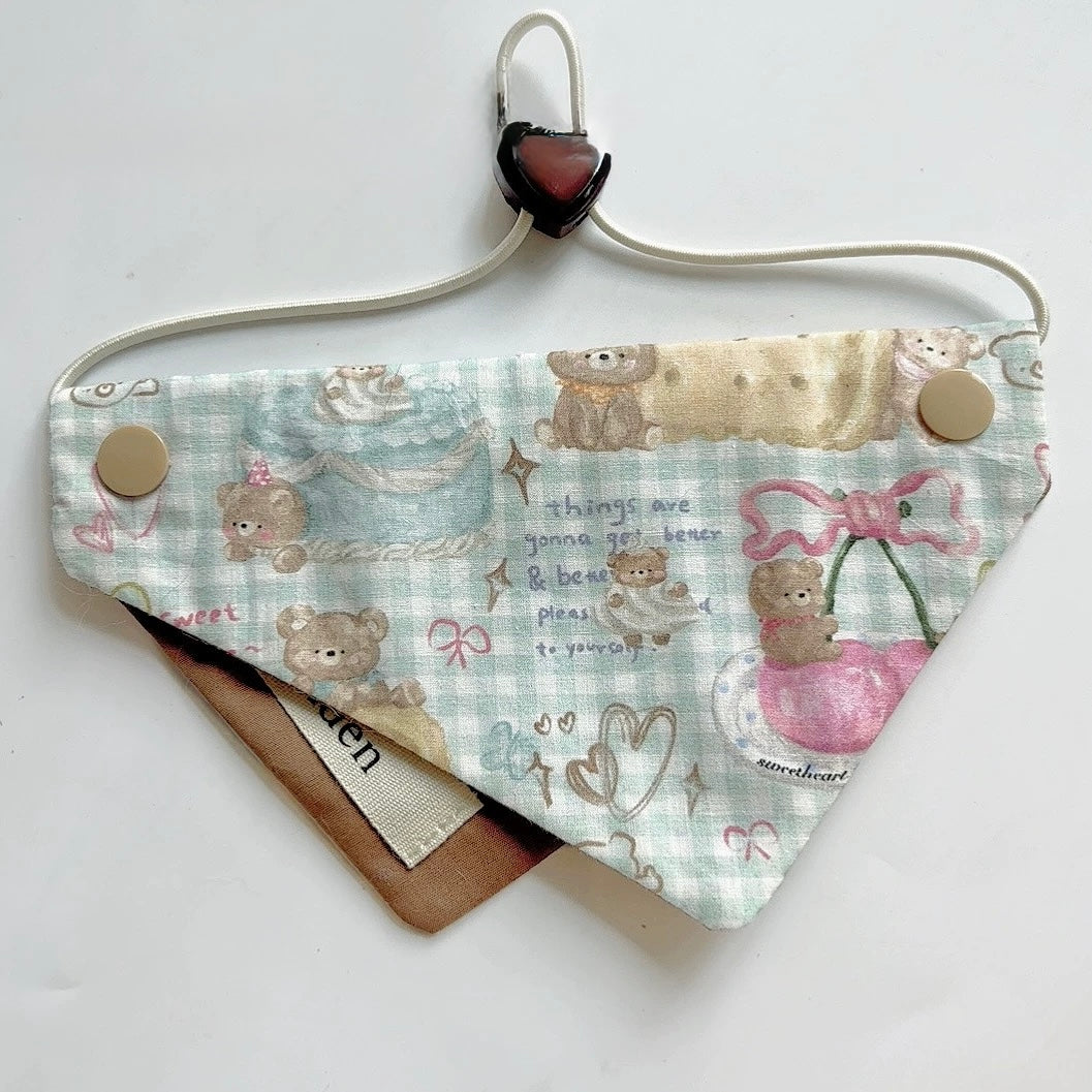 Teddy Bear Bibs, Dog & Cat