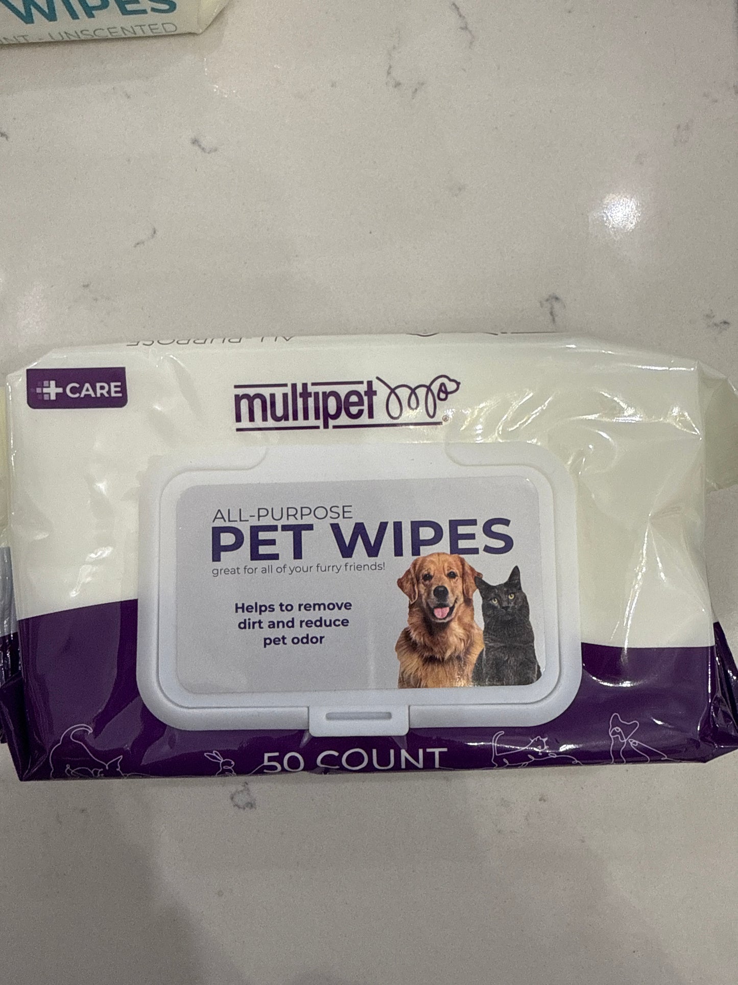 Multipet All-Purpose Wipes Daily Clean Pet Wipes 50ct.