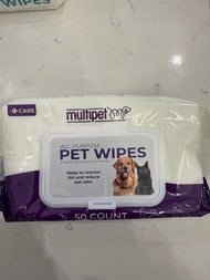 Multipet All-Purpose Wipes Daily Clean Pet Wipes 50ct.