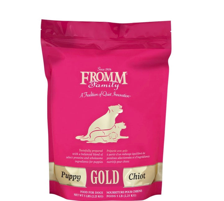 Fromm Gold Puppy Dry Dog Food - Supports Growth, Digestion & Lean Muscle - 5 lbs Bag