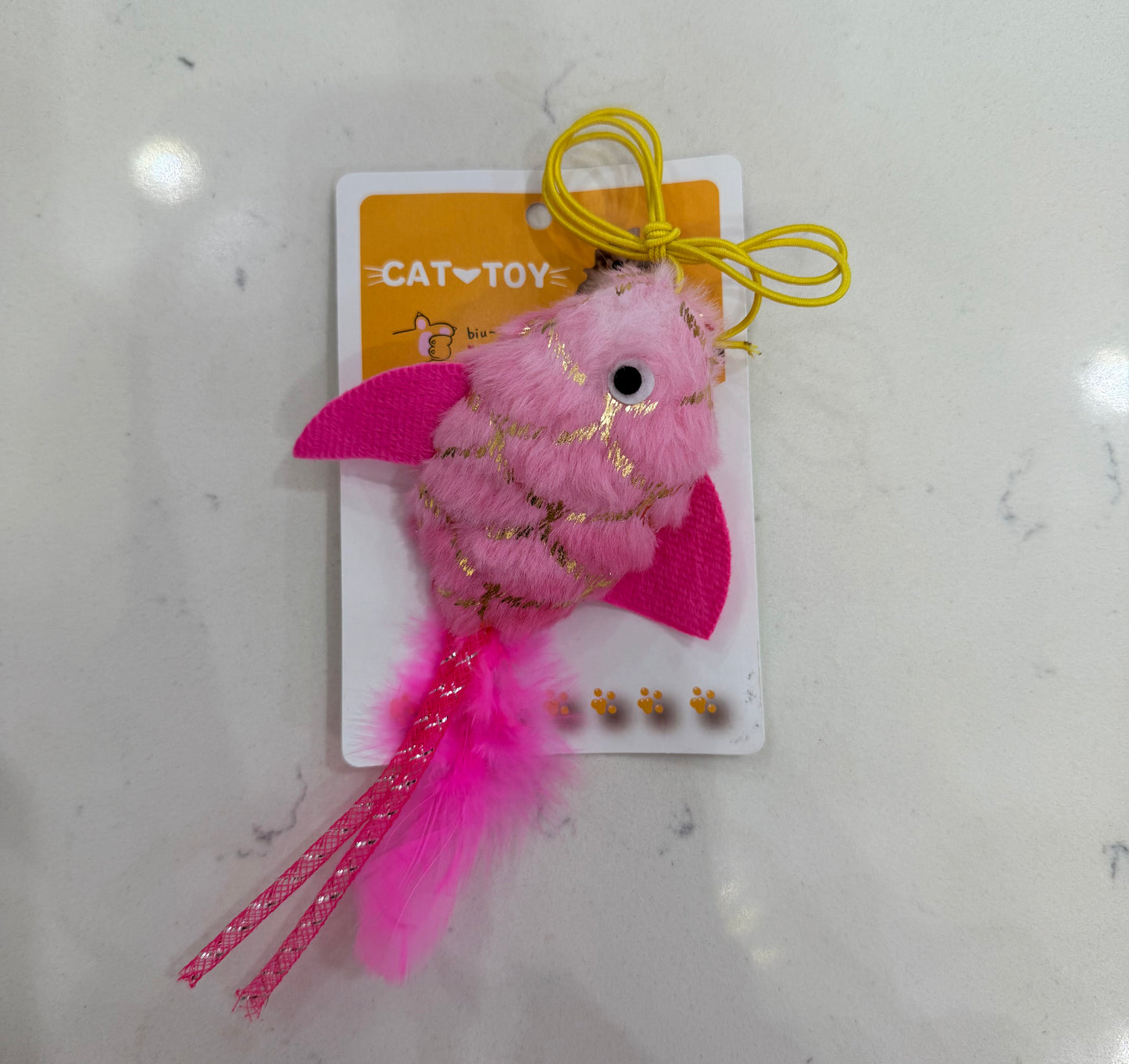 Pink Fish Cat Toy