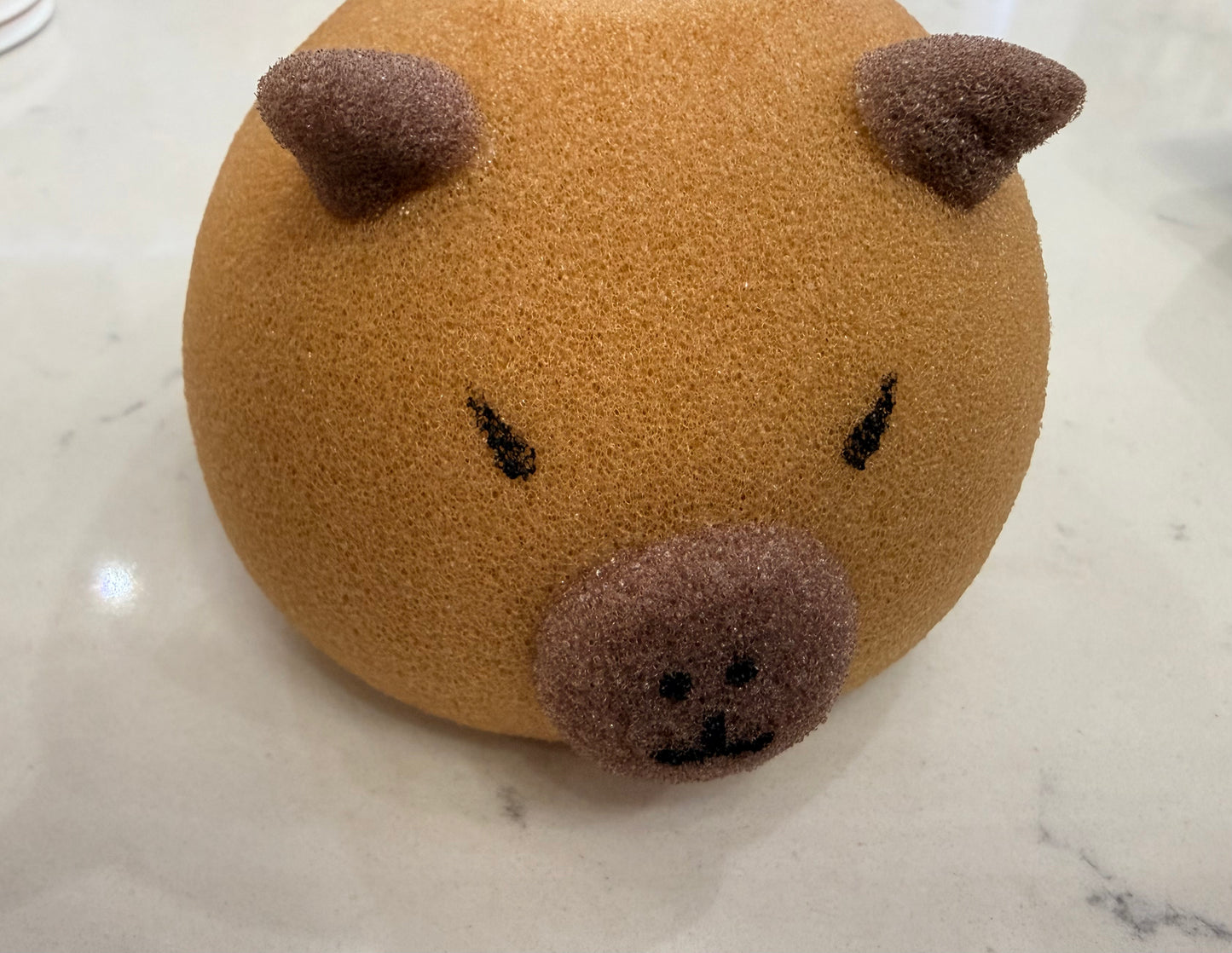 Capybara-shaped Bath Sponge for human