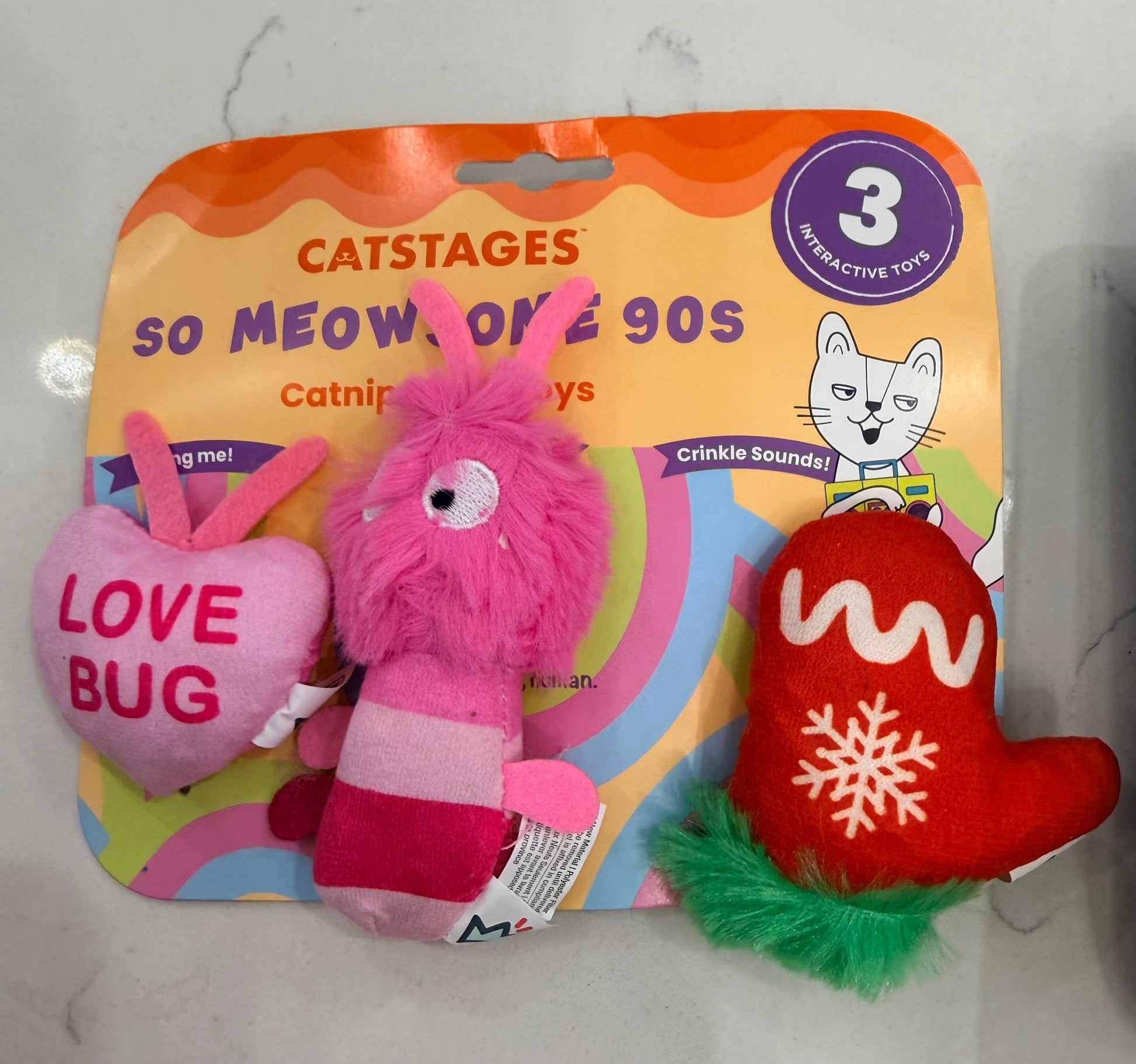 Catstages So Meowsome 90s Catnip Plush Toys