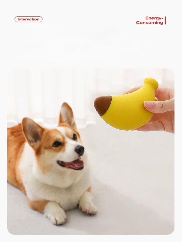 Banana/cocktail dog toy