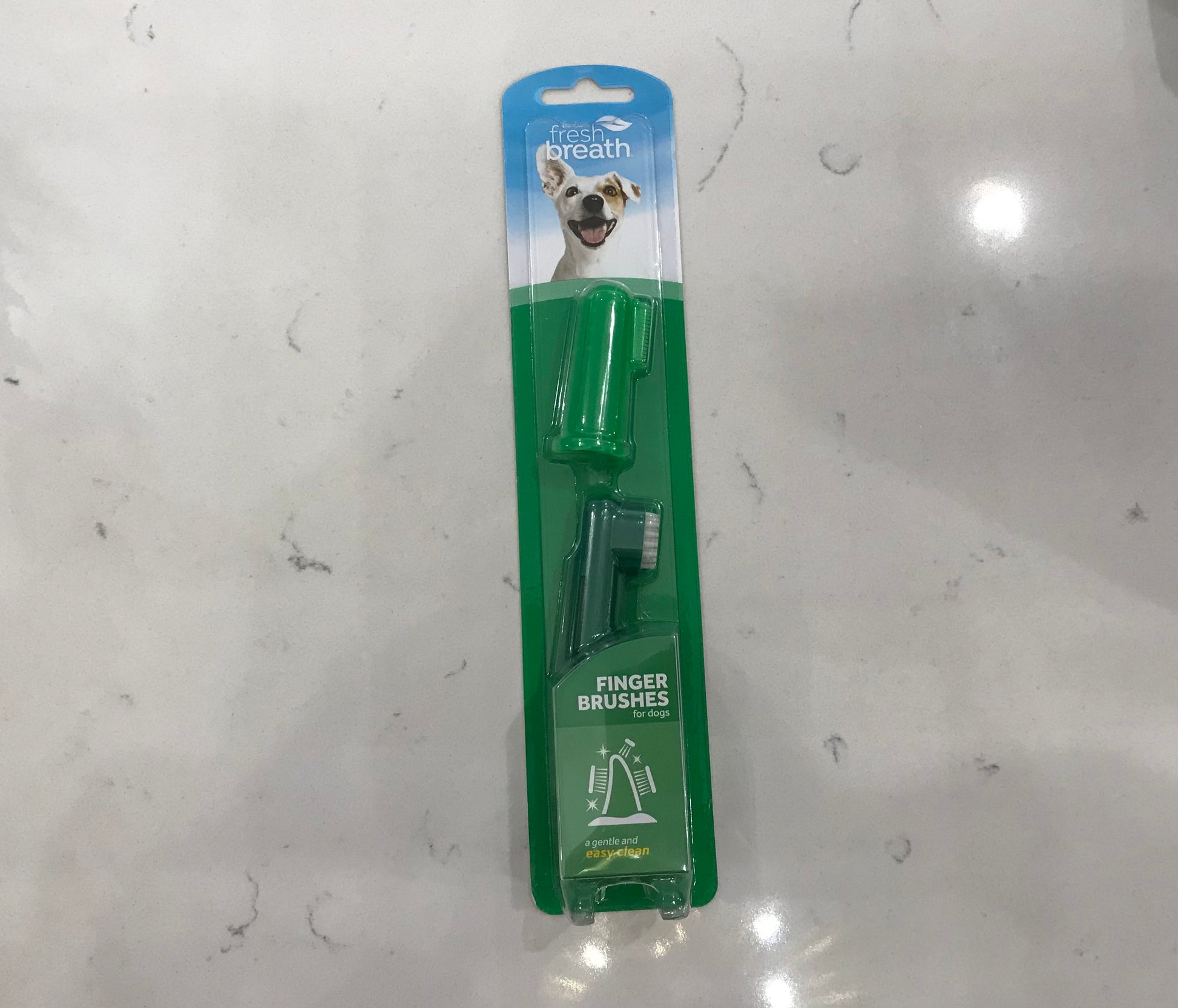 2Pc Tropiclean Fresh Breath Finger Brushes For Pets