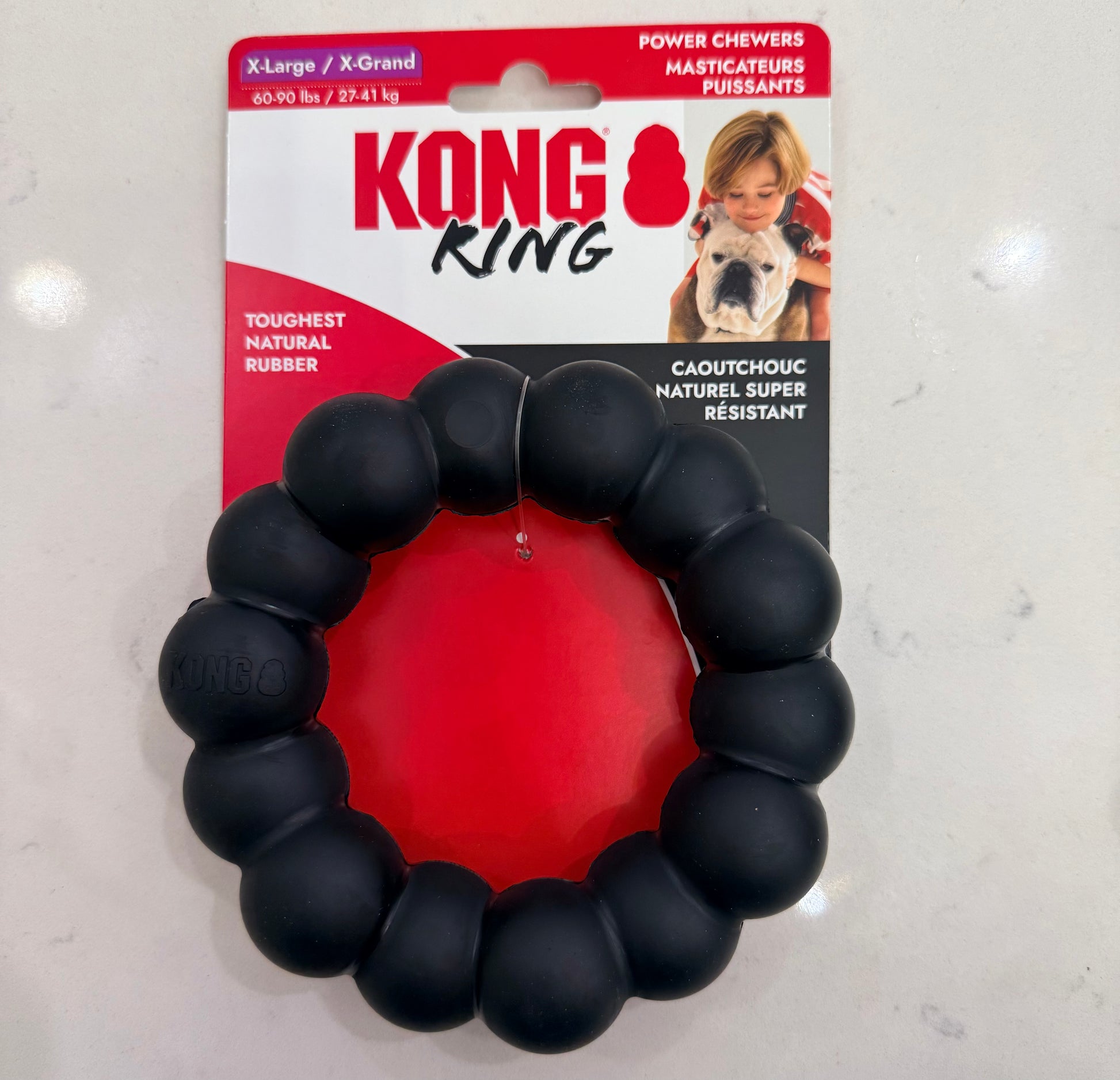 Kong Ring Extreme Power Chewer  X-Large/X-Grand for Dog 60-90LBS