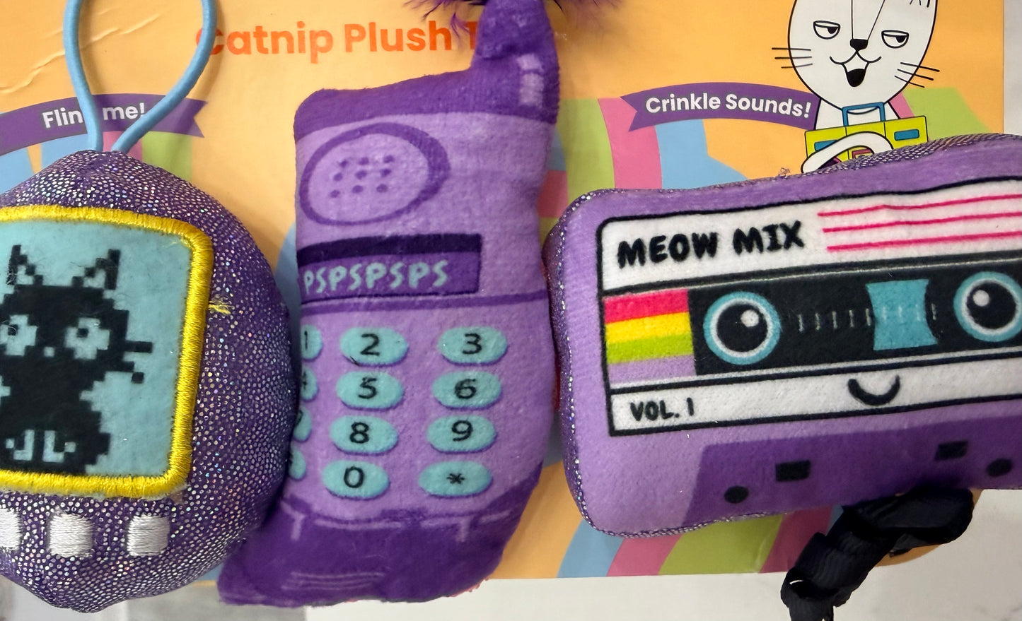 Catstages So Meowsome 90s Catnip Plush Toys