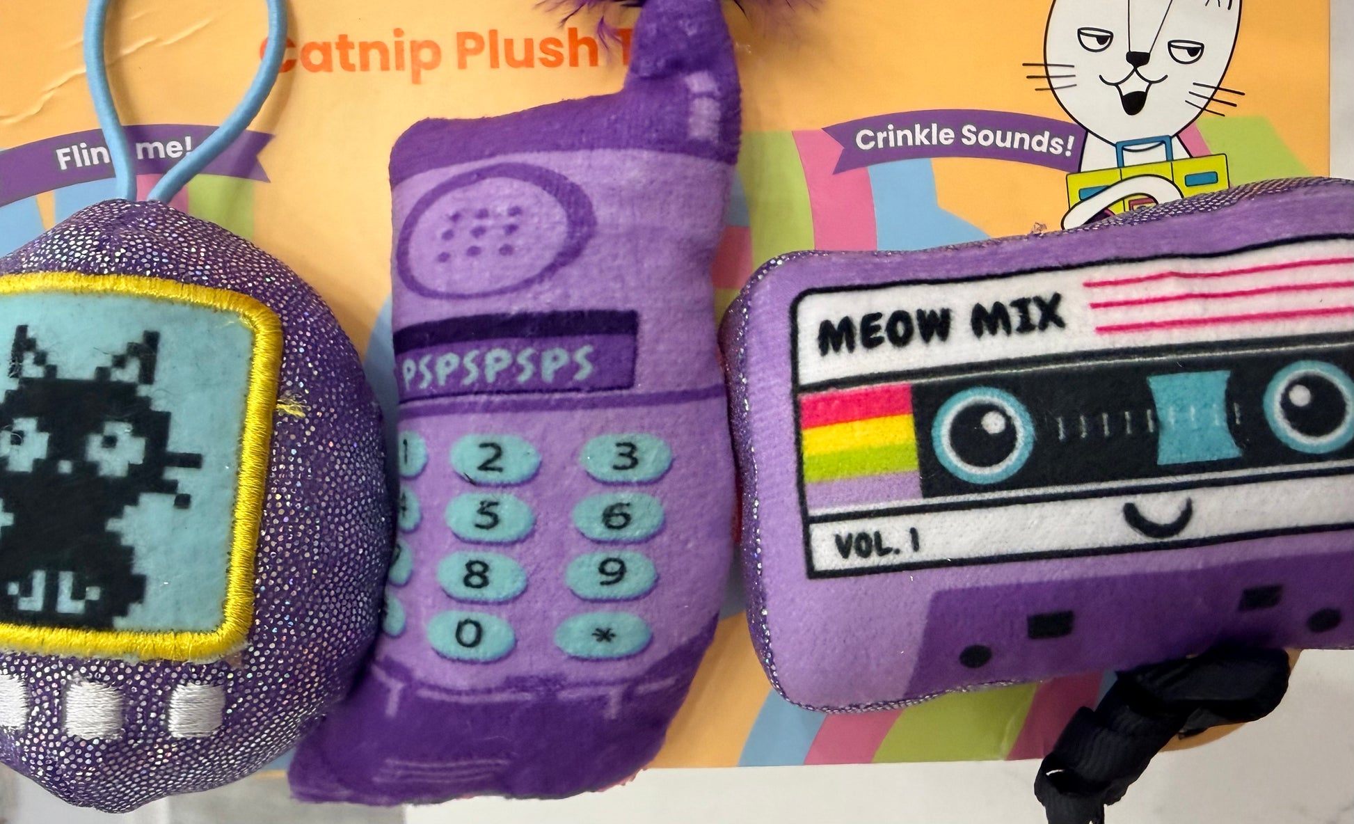 Catstages So Meowsome 90s Catnip Plush Toys