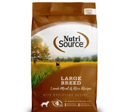 26 LB NutriSource Large Breed Adult Lamb & Rice Dry Dog Food