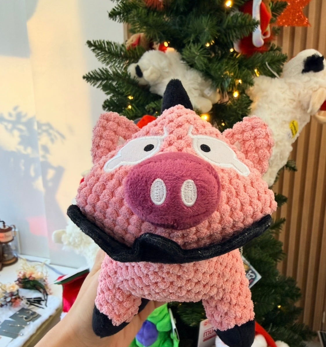 Pink Pig Dog Toy