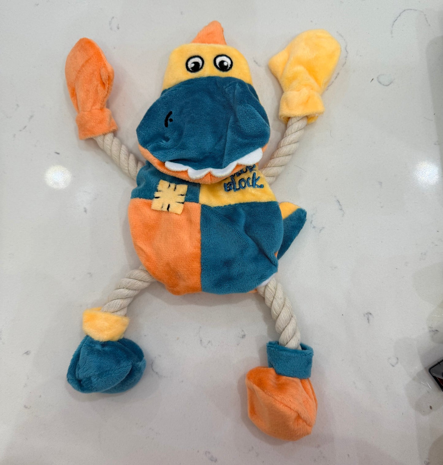 Color Block Squeaky Toy
