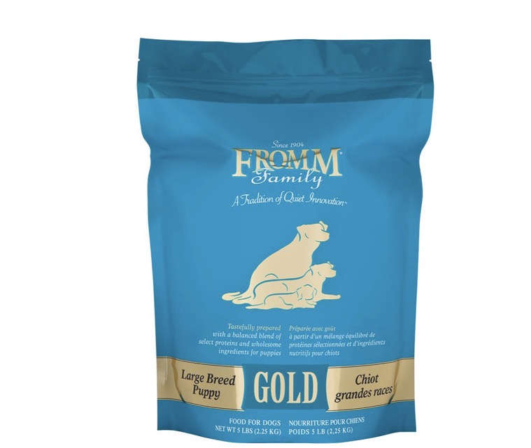 Fromm Gold Large Breed Puppy Dry Dog Food - Supports Growth, Digestion & Lean Muscle - 5 lbs Bag