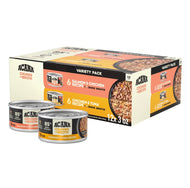 Acana Salmon & Chicken + Chicken & Tuna Variety Pack Chunks in Broth Wet Cat Food, 3-oz can, case of 12