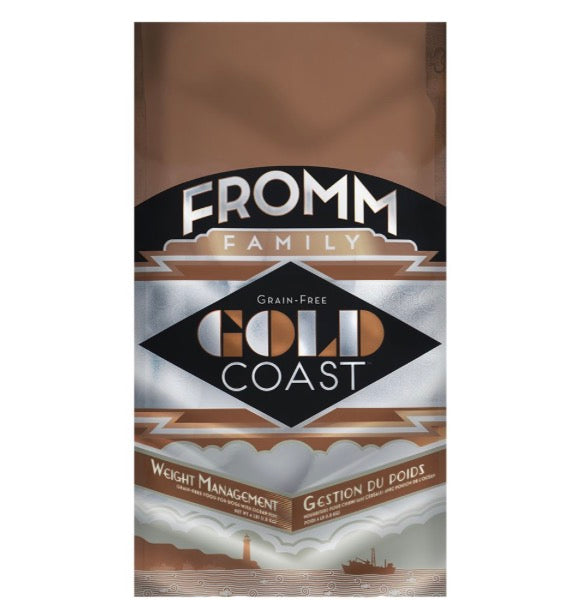Fromm Gold Coast Grain Free Weight Management Dry Dog Food - Supports Healthy Weight, Digestion & Lean Muscle - 4 lbs Bag