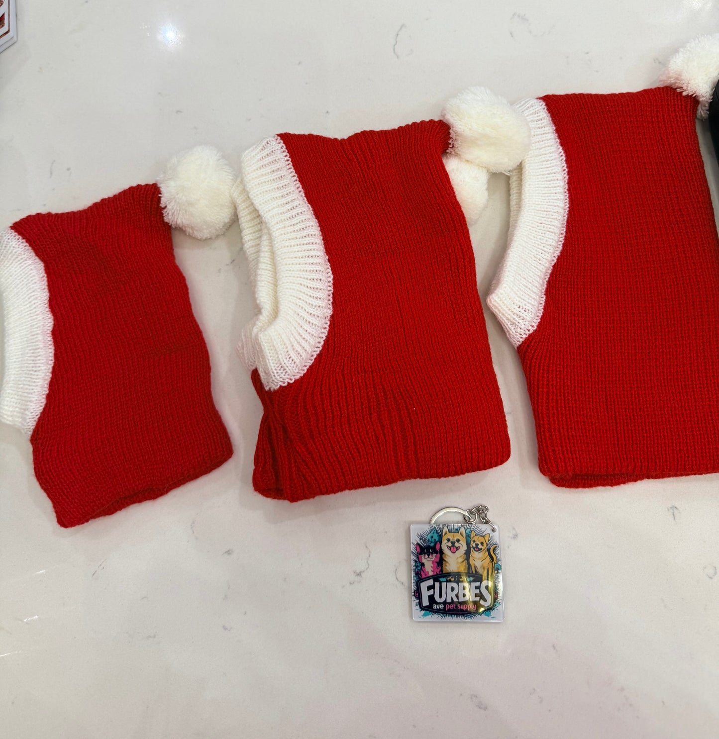Red Christmas hat for pets