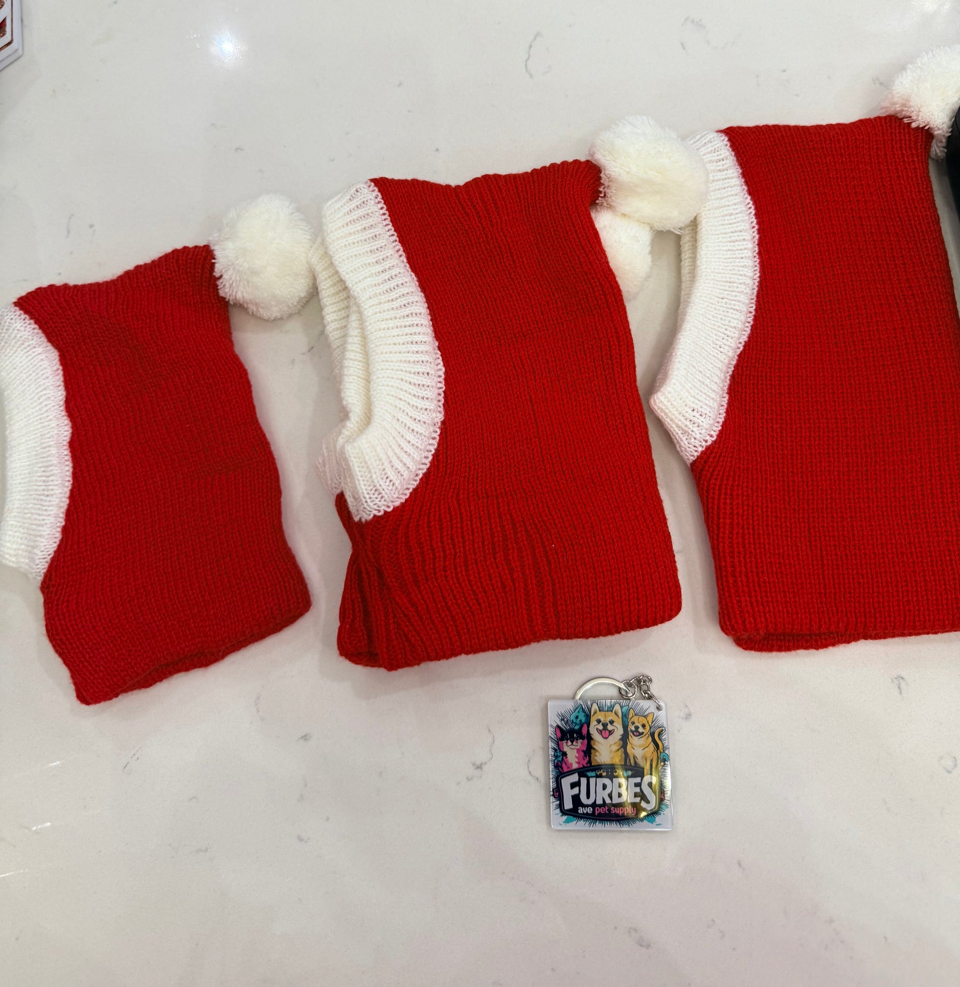Red Christmas hat for pets