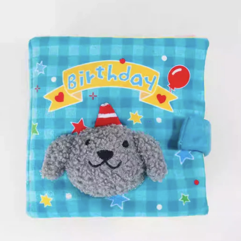 Interactive Dog Snuffle Book - Sky Blue Birthday (Difficulty Level 2)