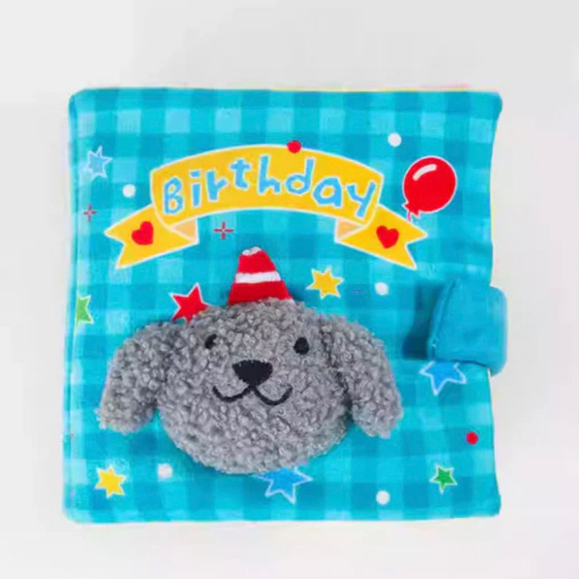Interactive Dog Snuffle Book - Sky Blue Birthday (Difficulty Level 2)
