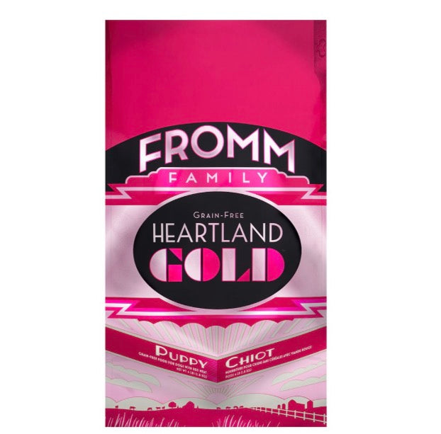 Fromm Gold Heartland Grain-Free Puppy Dry Dog Food - Supports Growth, Digestion & Lean Muscle - 4 lbs Bag