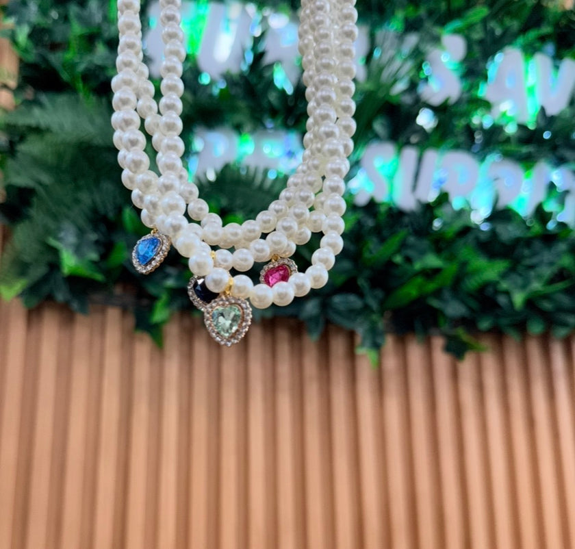 Sparkling Heart Necklace for dogs and cats