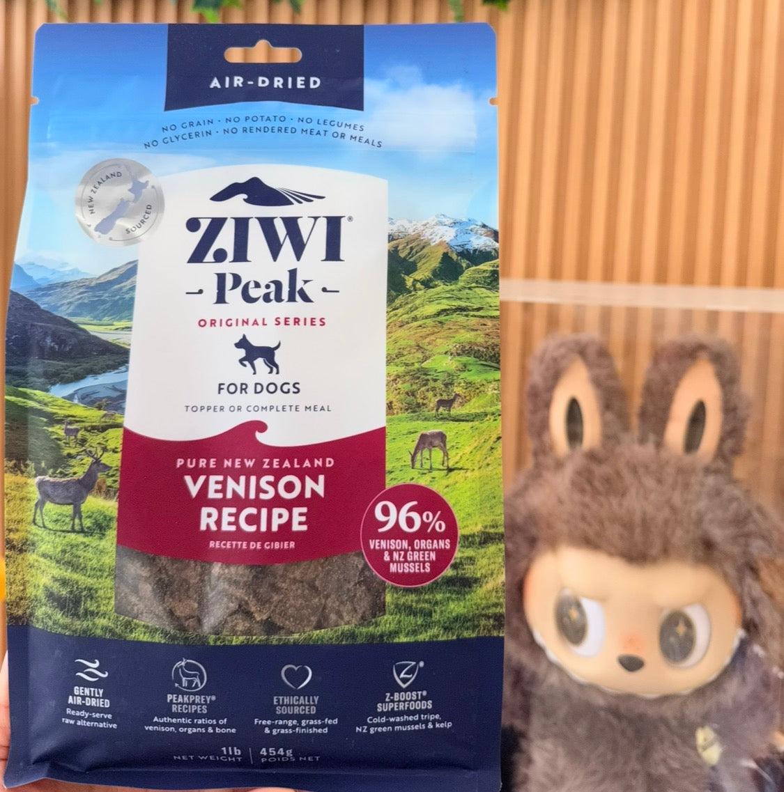 Ziwi Peak Venison Grain-Free Air-Dried Dog Food, 1 Lb / 16 oz