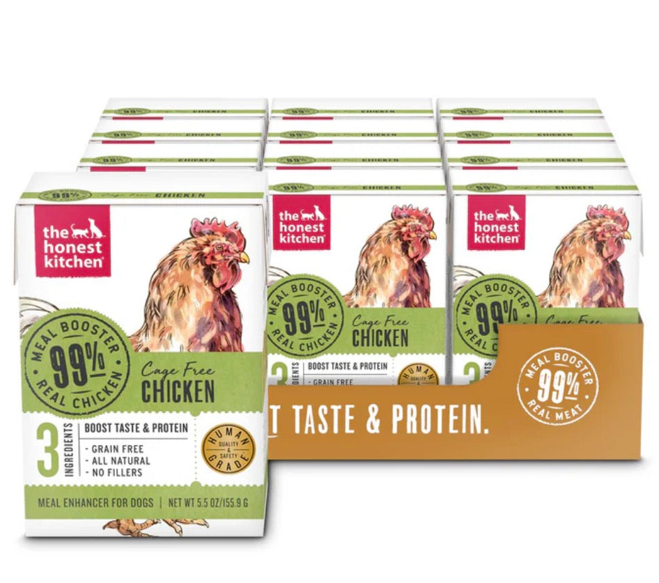 The Honest Kitchen Meal Booster - 99% Chicken, 1 Case