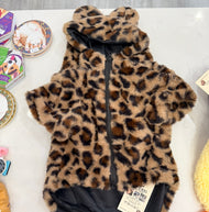 Leopard Trendy Luxury Pet Winter Coat