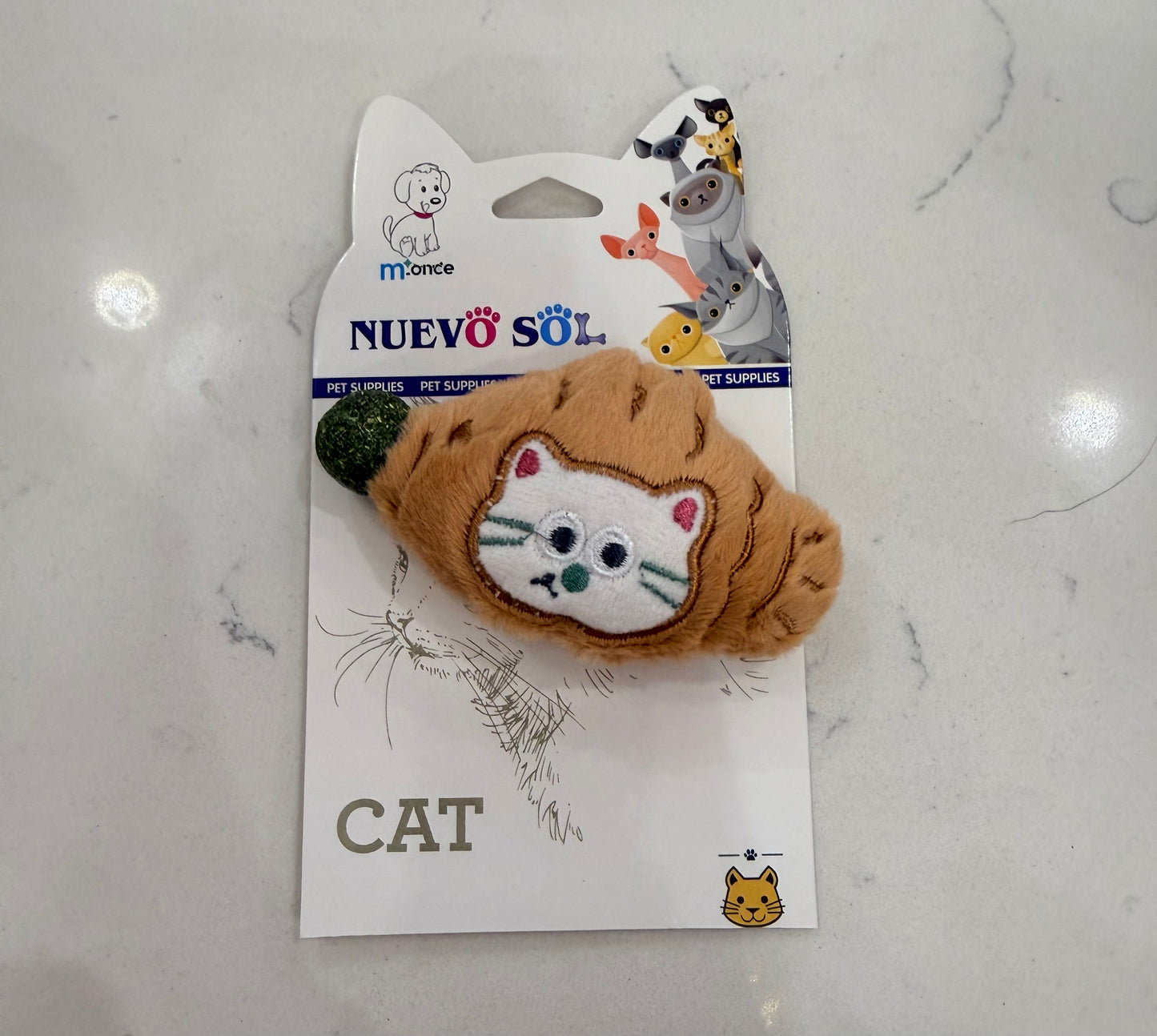 Cat Pet Supplies with Catnip Croissant