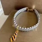 Cat Stripe Tie Collar