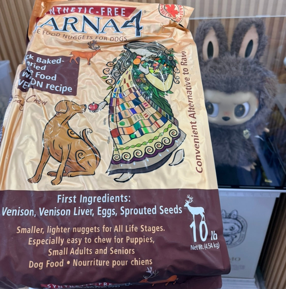 Carna4 Easy-Chew Dry Dog Food - Venison Recipe 10 Lbs