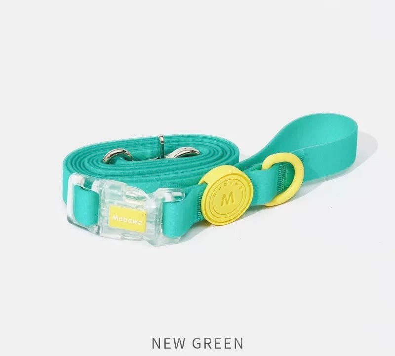 Waterproof collar and leash
