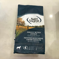 4 LB NutriSource Small Bites Adult Chicken & Rice Recipe Dry Dog Food
