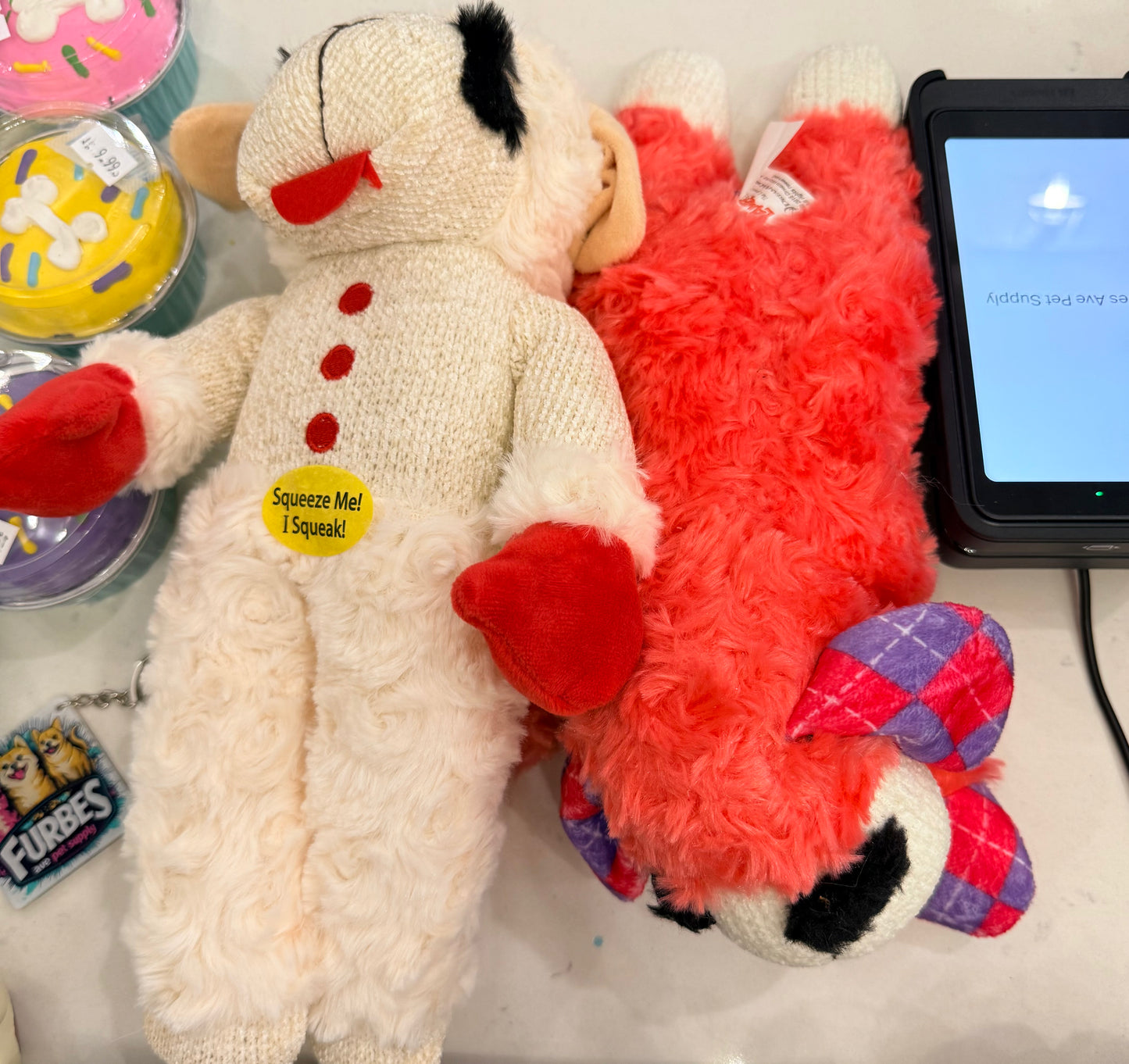 Lamb Chop Medium 10.5” Plush Dog Toy 1ct