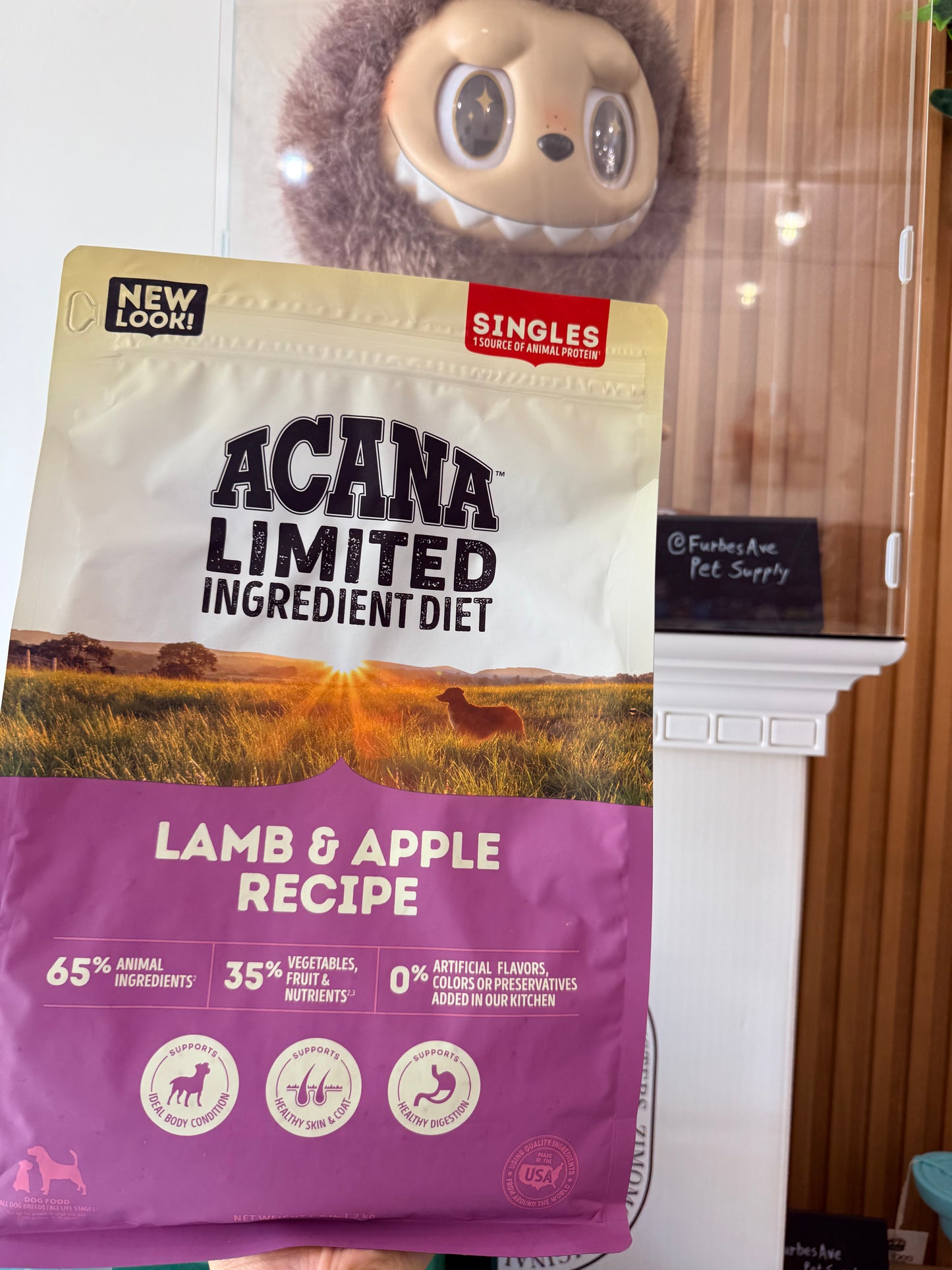ACANA Singles Limited Ingredient Lamb & Apple Grain-Free High-Protein Dry Dog Food, 4.5-lb bag