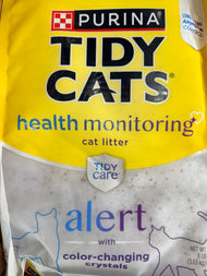 Health Monitoring Cat Liter, Alert with color-changing crystals 8 Lbs